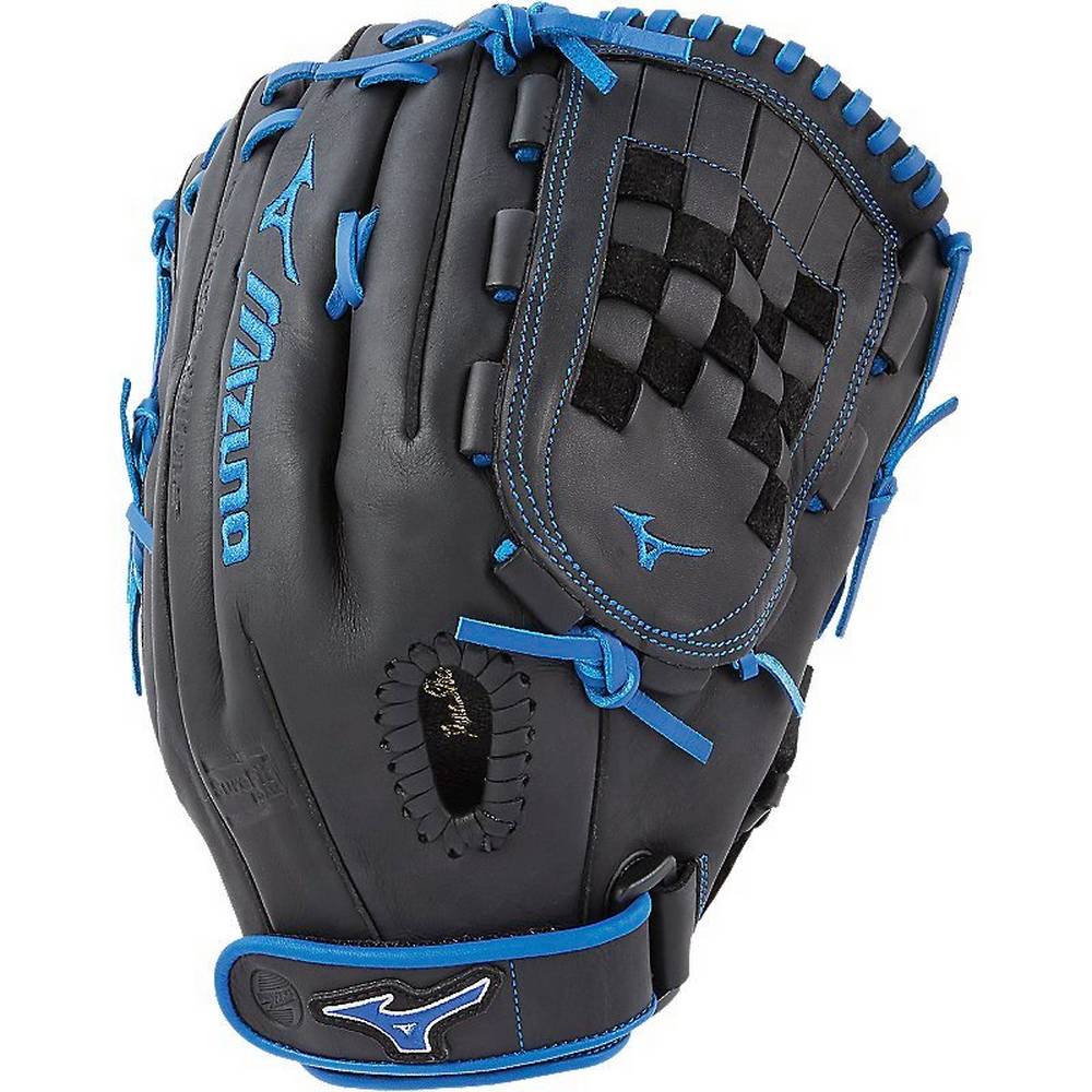 Luva Mizuno Softball MVP Prime SE Fastpitch 13" - Mulher - Pretas/Azul Marinho - CRTAQ5136